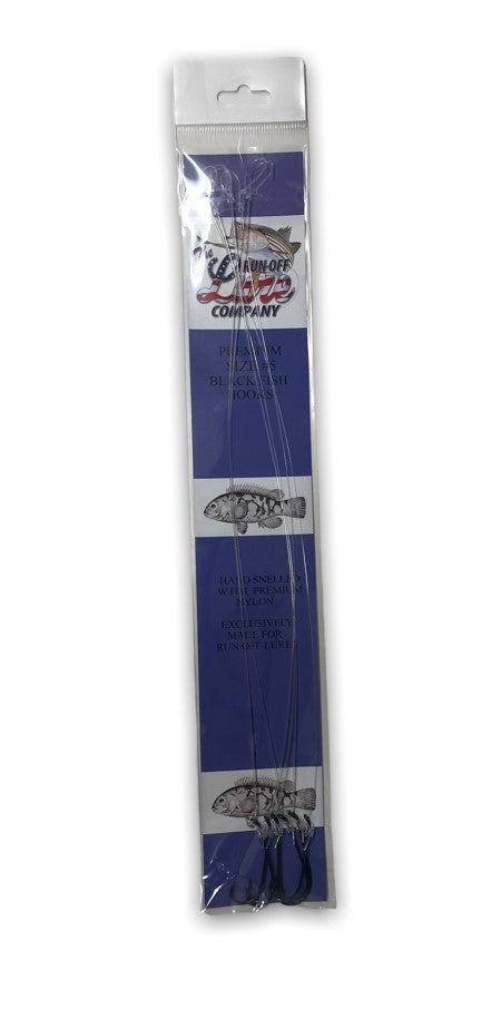 Run Off Lures Blackfish Snell Hooks, Size 5