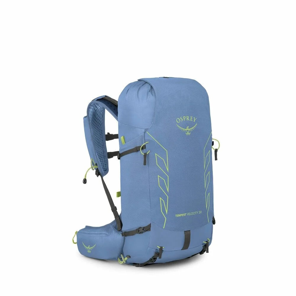 backpack in between osprey xs and s Tempest Velocity 30 Sevres Blue XS/S Line weight:300lb Nike x Lego® Collection spanish mackeral and a zippered pocket