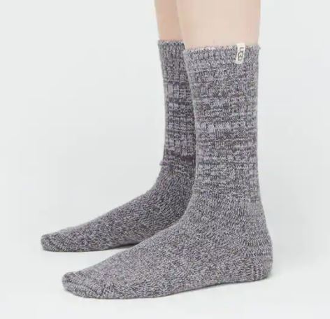 Women's Rib Knit Slouchy Crew Sock