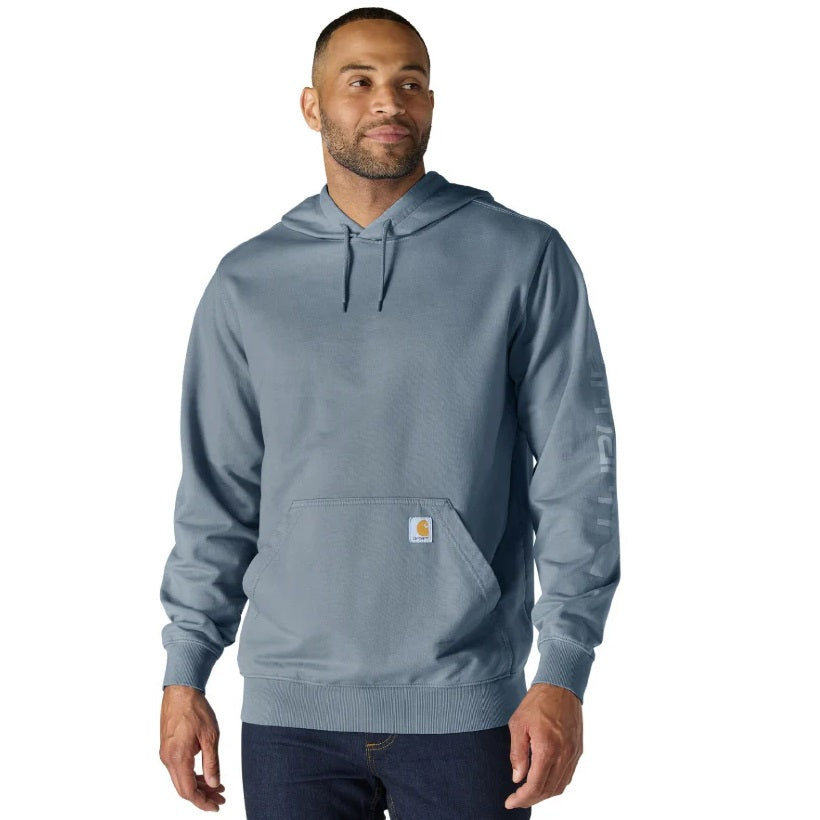 Men's Relaxed Fit Garment Dyed French Terry Graphic Sweatshirt
