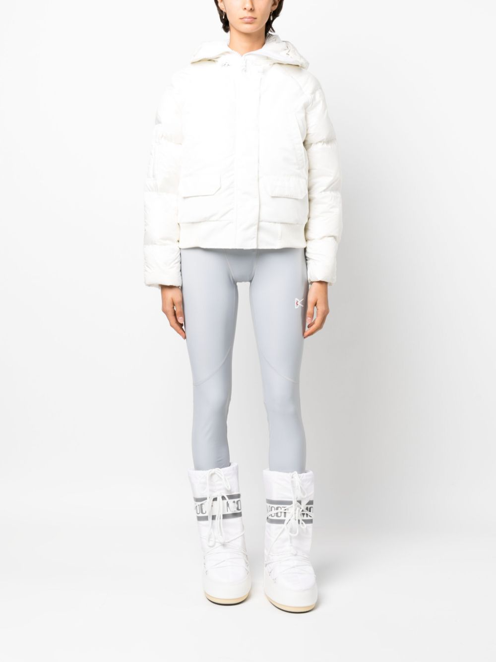 Canada goose white bomber jacket sales