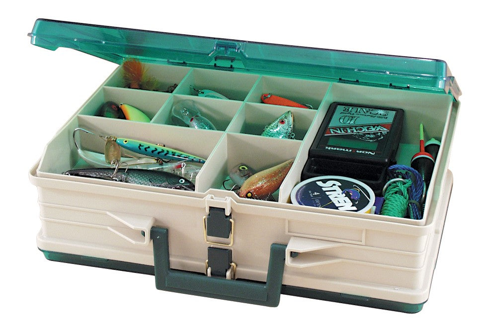double sided tackle box Plano Double-Sided 19-Compartment Satchel