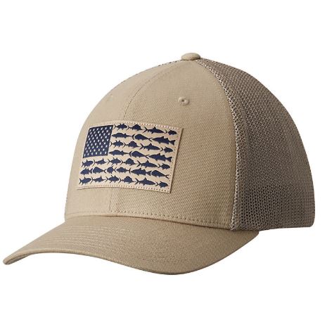 PFG Fish Flag Mesh Ball FlexFit Cap - (High Crown) display picture 2