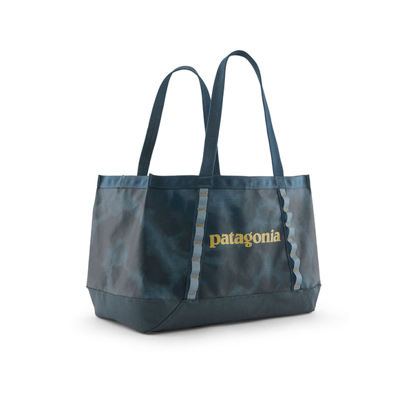 patagonia tote bag black Hole 25L BFL Swirl Combo Pack COLOR:Roxanna Rainbow fuzz closed side pocket provides