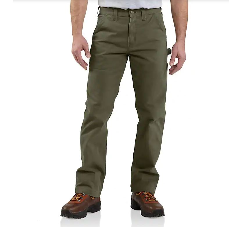 Carhartt Original Dungaree Fit カーキ フェード Men's Washed Twill Dungaree Pant
