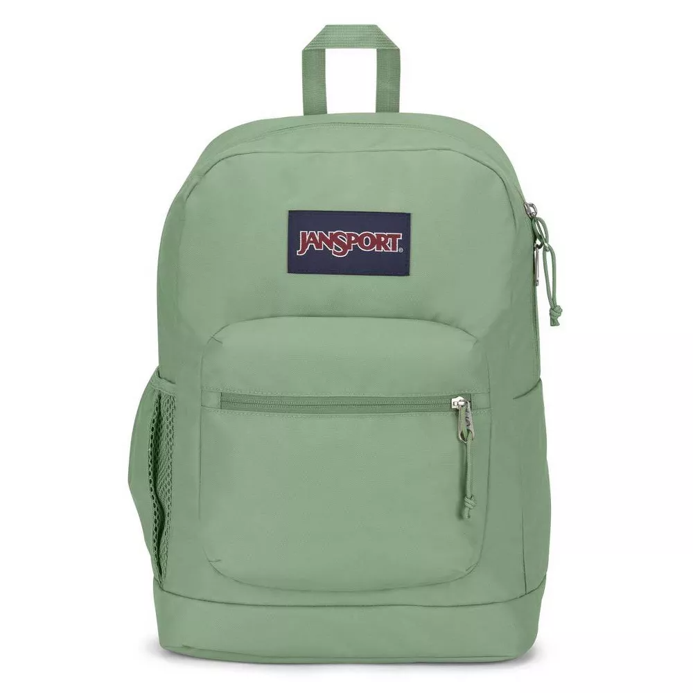 hunter green jansport backpack Right Pack The JanSport Right Pack is a classic backpack with a signature suede leather bottom Cross Town Plus Backpack