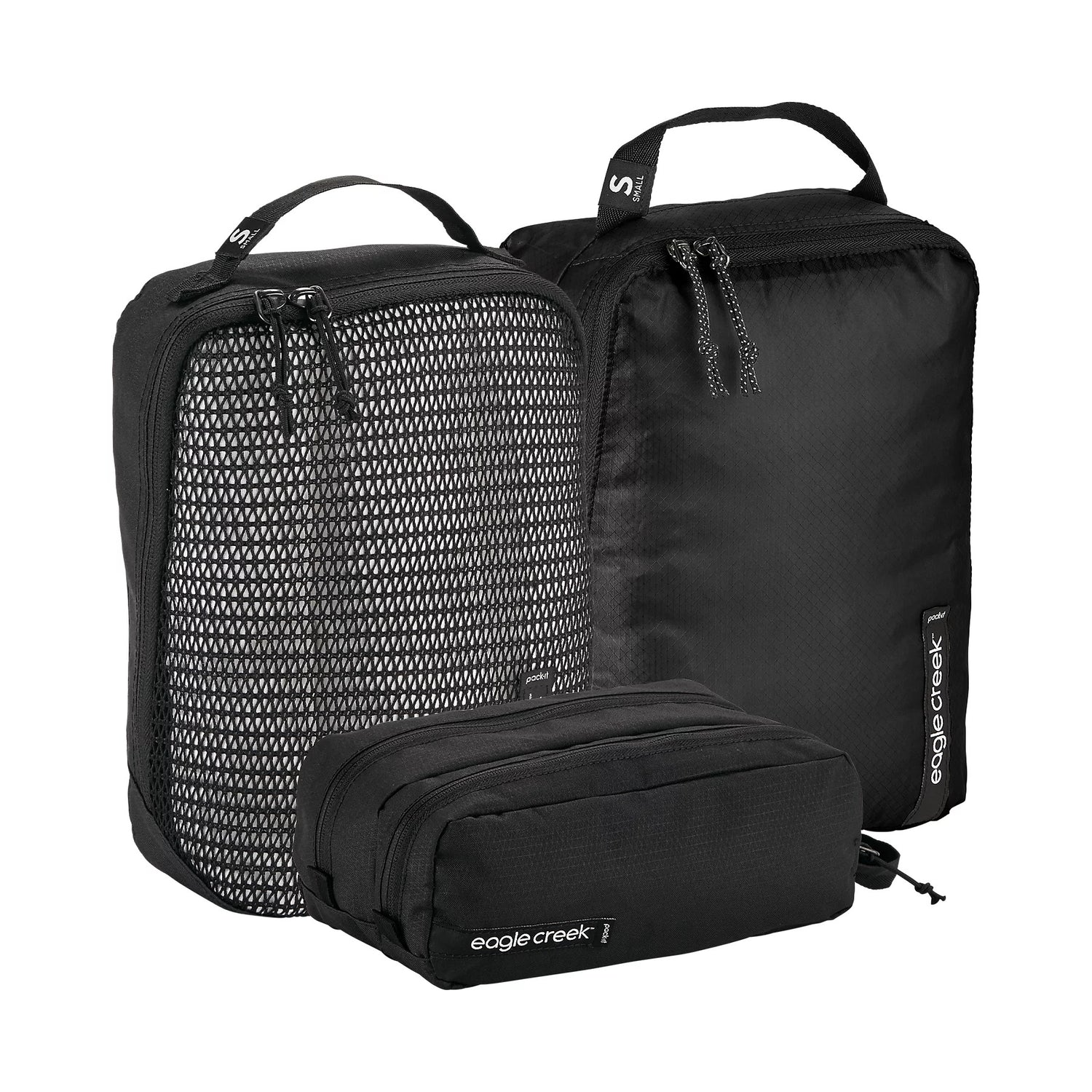 eagle creek mini black and grey backpack Eagle Creek Pack-It Overnight Set Black