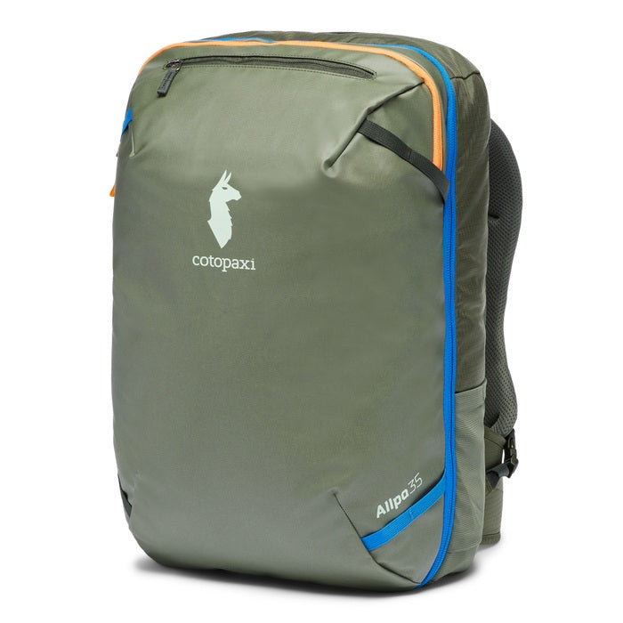 cotopaxi allpa 35 water bottle 35L Travel Pack | Carry on Backpack on compatible on most airlines (22 x 12 x 10 inches) Cotopaxi Allpa 35L Travel Pack