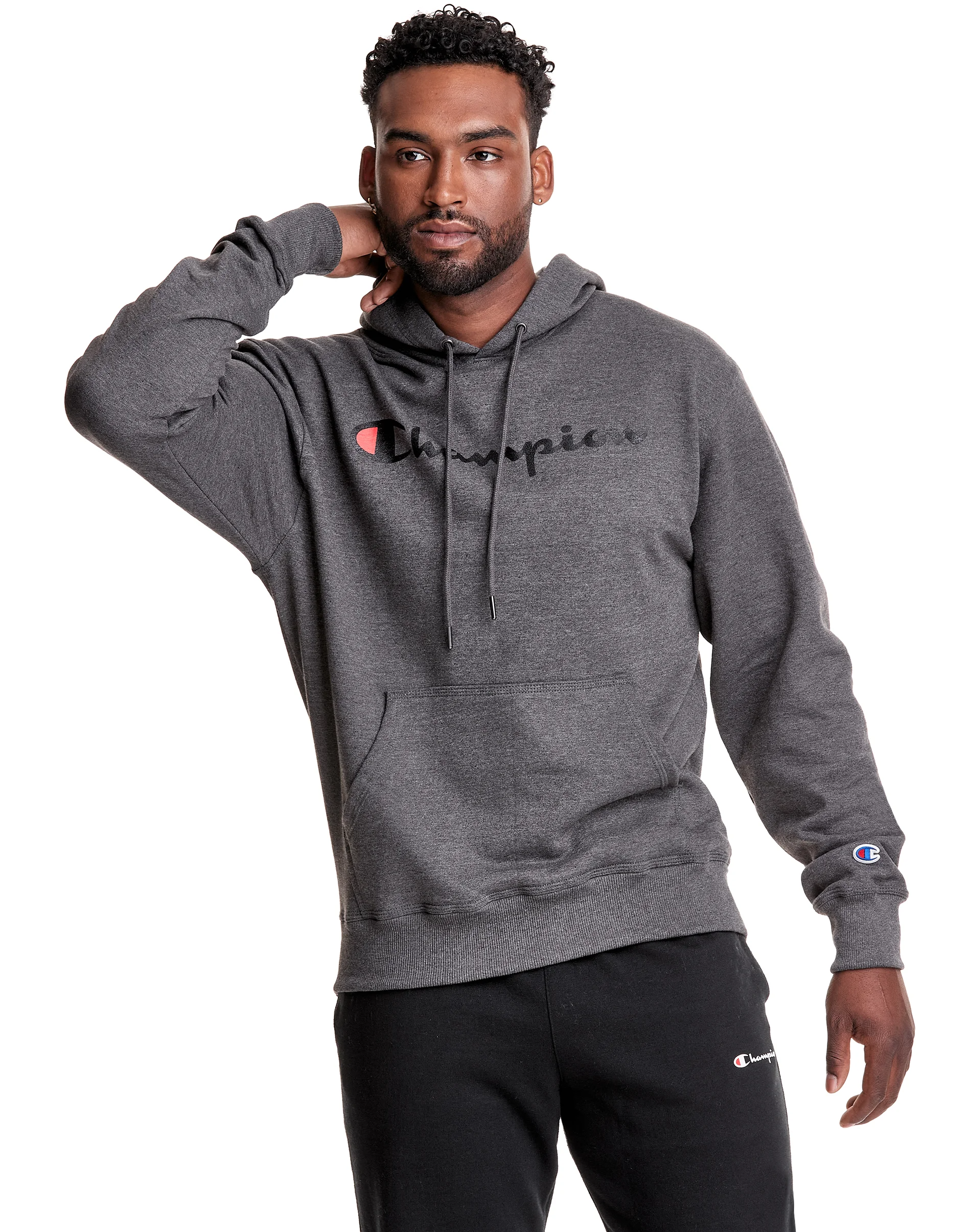 Men's Powerblend Fleece Hoodie - Main Image