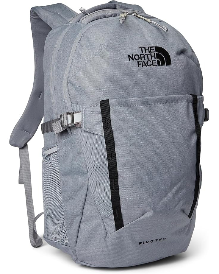 The North Face Pivoter Backpack Mid Grey Dark Heather/TNF Black-npf OS