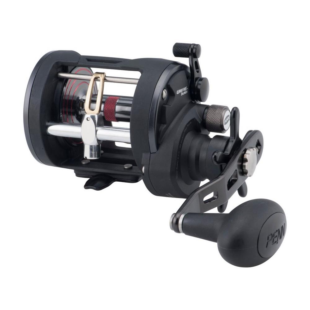 concentional fishing reel for left hander Round Baitcasting Hand Conventional Reel Catfish, Baitcasting Reel for Coastal and Deep Sea Fishing, with 2BB + 1RB Ball Bearings (Blue) Sports & Outdoors The level wind system evenly distributes the line across the spool PENN WARII20LWLCLH Warfare II Level