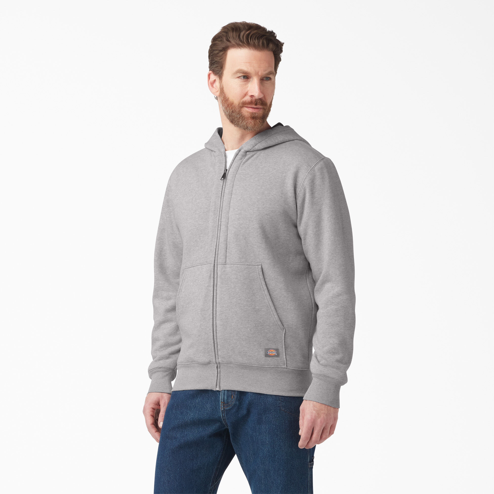 Mens thermal zip up hoodie sale