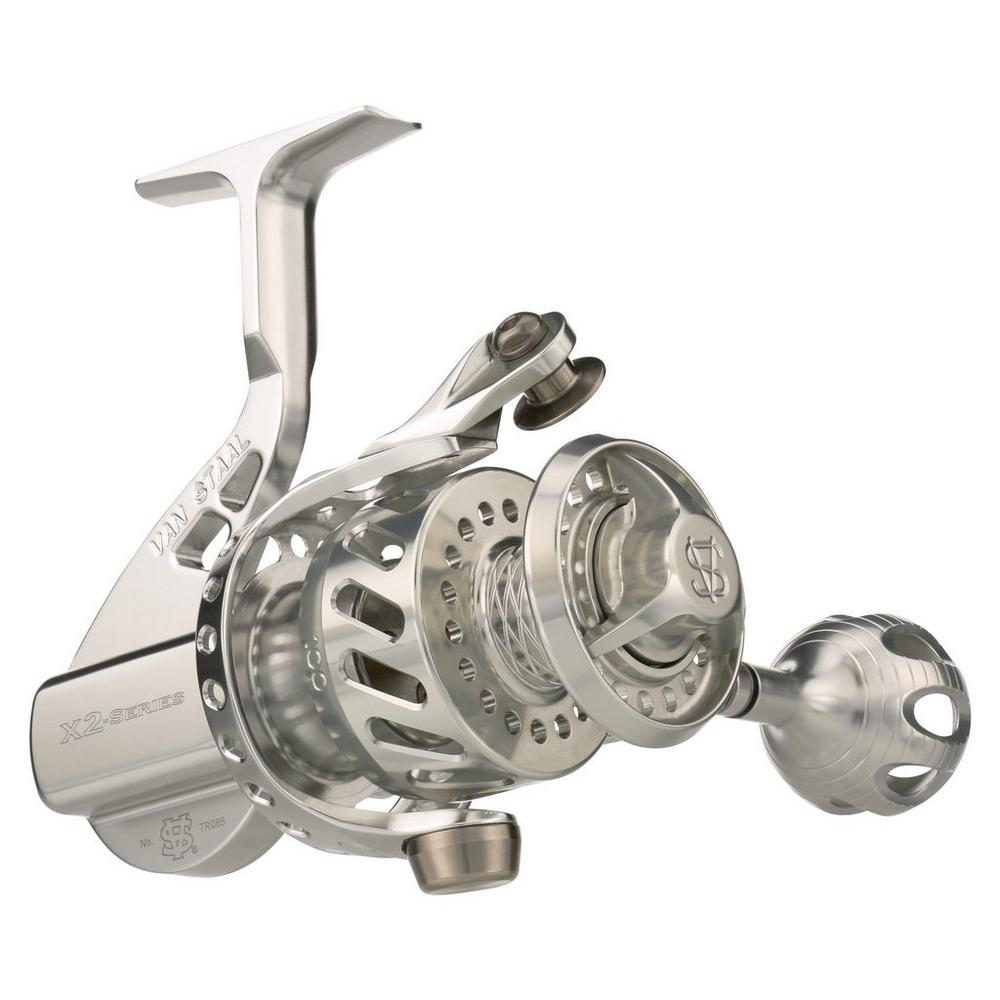 bail on fishing reel Van Staal Bail-less Spinning Reel - Silver