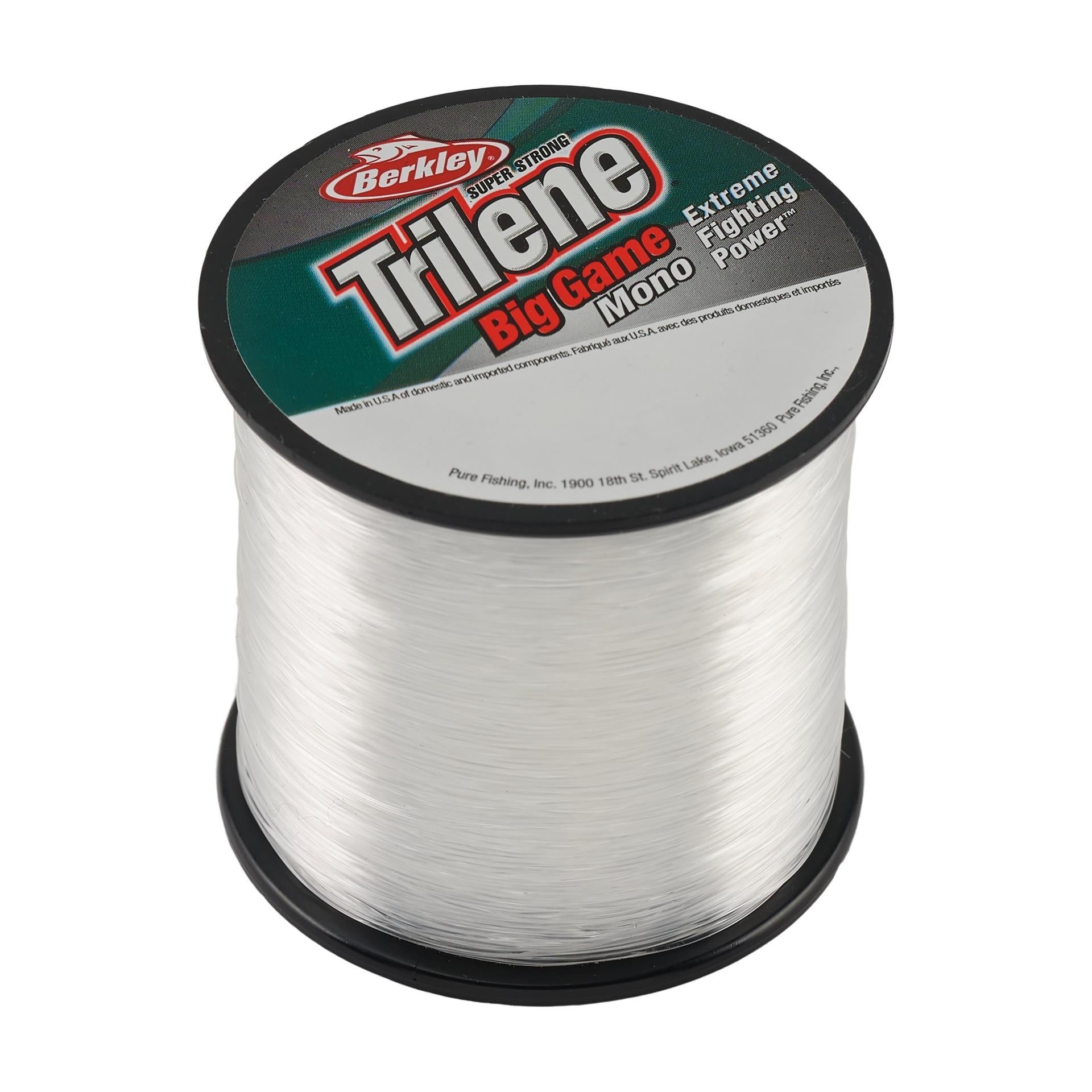 big spool of fishing line Berkley Trilene Game Monofilament Line: 50 lb, Green The Berkley Trilene Big Game Mono Berkley Trilene Big Game 3LB