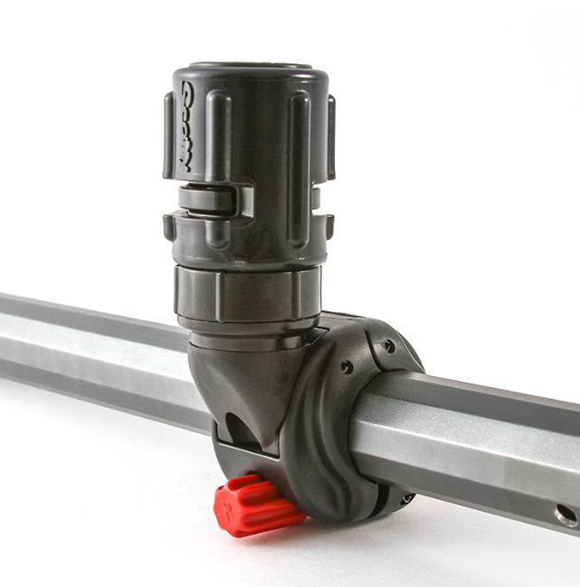 H-Rail with Scotty Gear Head Adapter - Main Image