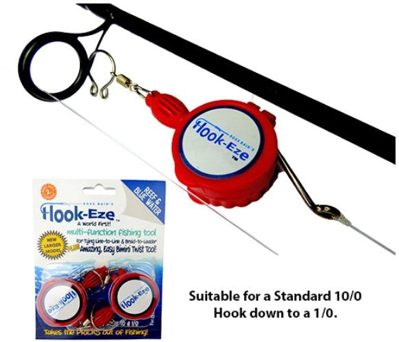 easy fish hook tie tool Hooke Eze Fishing Knot Tying Tool-Large