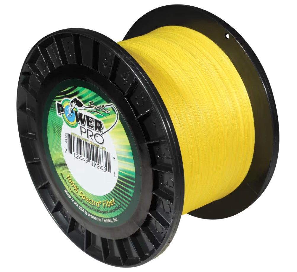 Power Pro Braided Line Hi-Vis Yellow / 3000 Yards / 50 lb