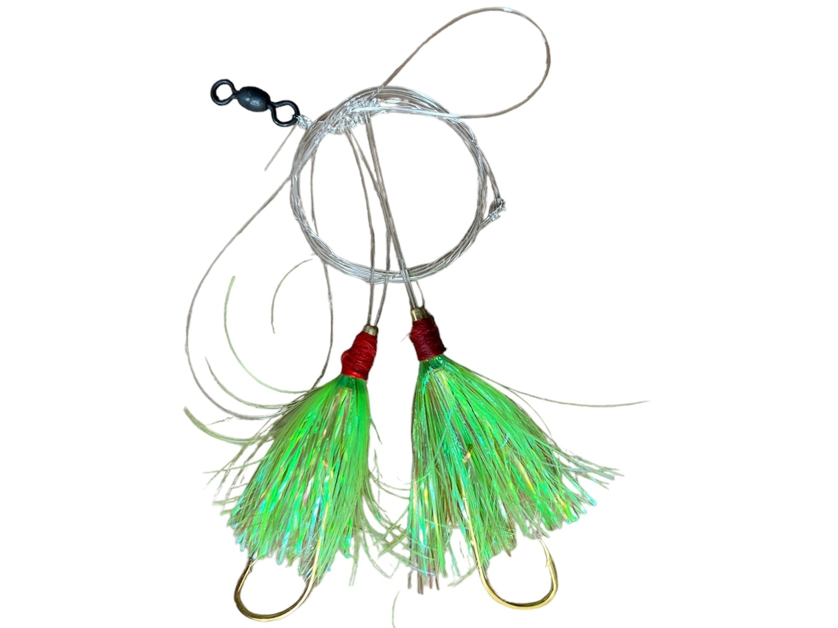 bass lures rigs Sea Bass Hi-Lo Mylar Rig