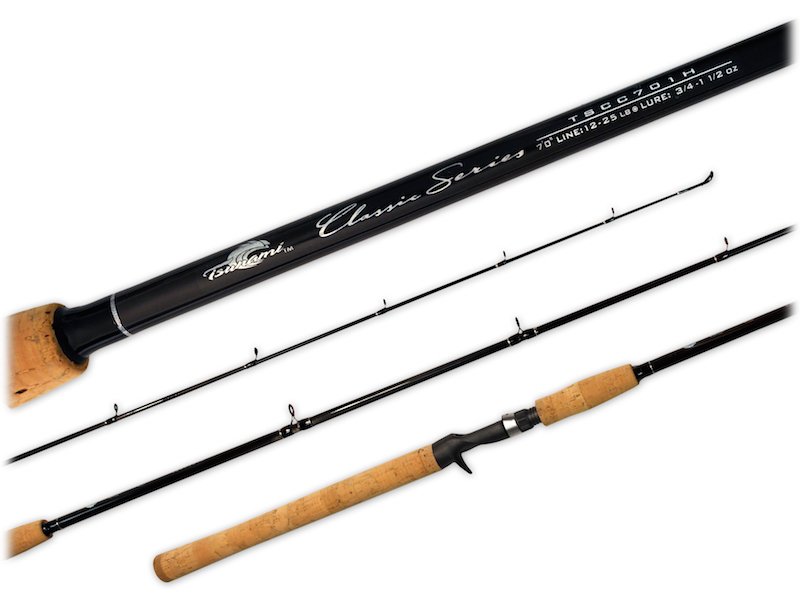 tsunami casting rods TSCSHDBCII701MH-B Tsunami Seatech Tubular Glass Conventional
