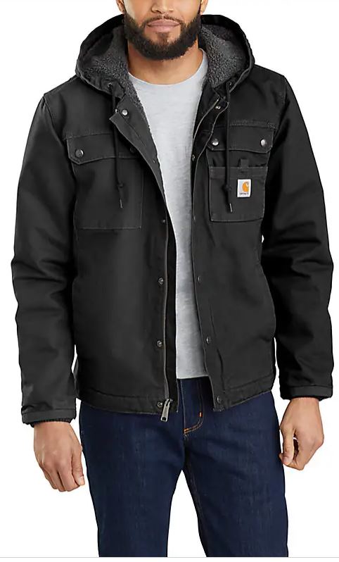 Like new! Carhartt Relaxed Fit buy Washed Duck Sherpa-Lined Utility Jacket