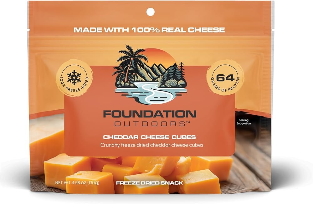 Cheddar Cheese Cube Freeze Dried Snack