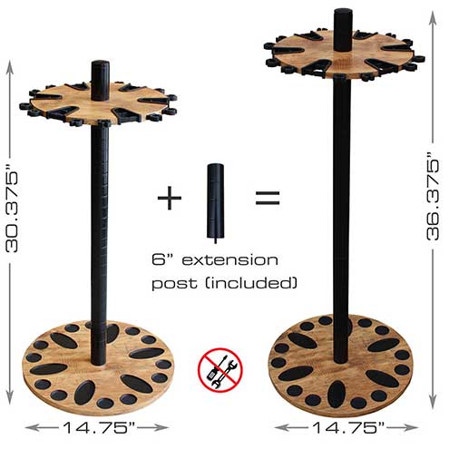 circular fishing rod holder 24 Rod