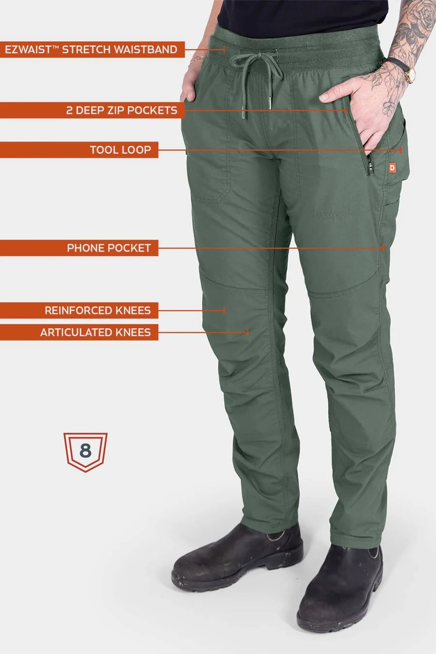 Christa X DIY CoolSwap™ Work Pant - 31