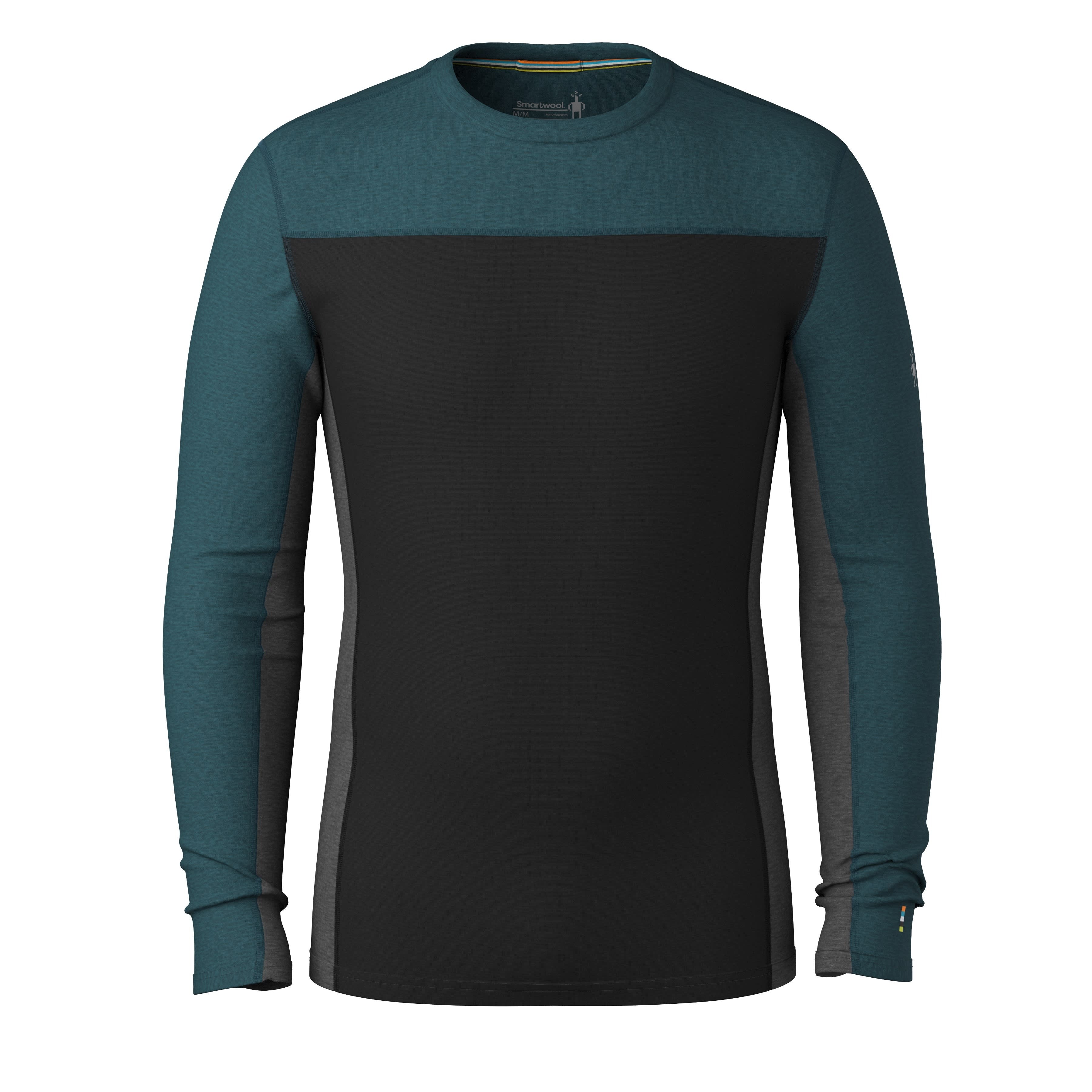 Men's Classic Thermal Merino Base Layer Colorblock Crew