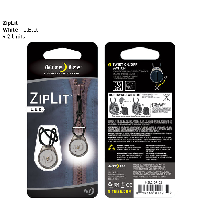Zipper Led ZipLit LED Zipper Pull