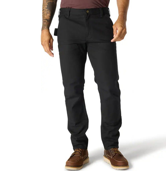 Men's Slim-Fit Tapered Rugged Flex Duck Double-Front Dungaree Work Pan