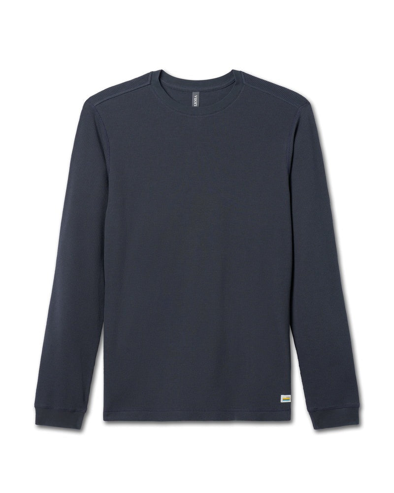 Men's Waffle Crew Long-Sleeve Shirt
