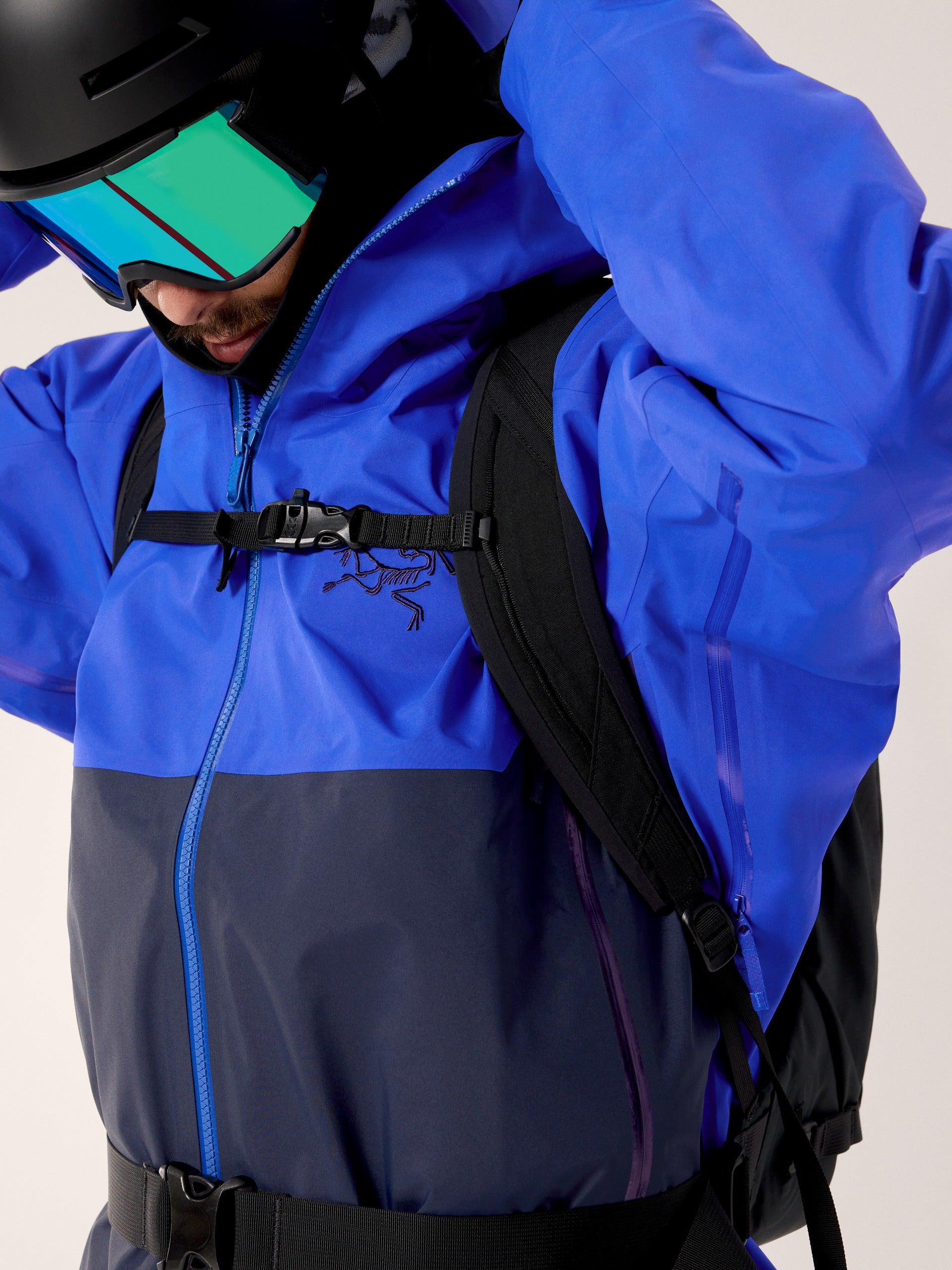 アークテリクス　sabre bluemoon 24k ロゴ　S Men's Sabre Jacket