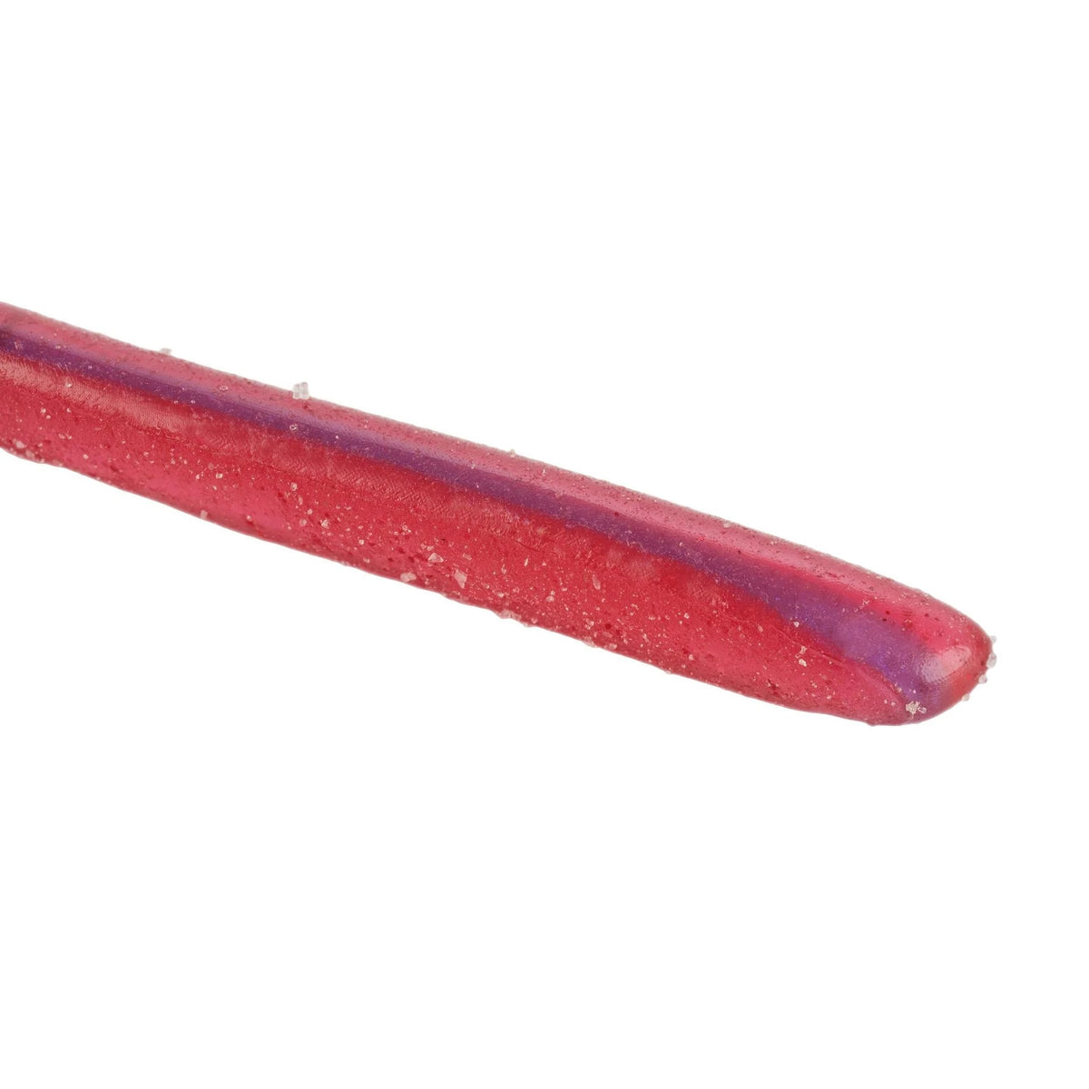 The front of a 6 inch Berkley Lab Series Finesse Worm that is pink.