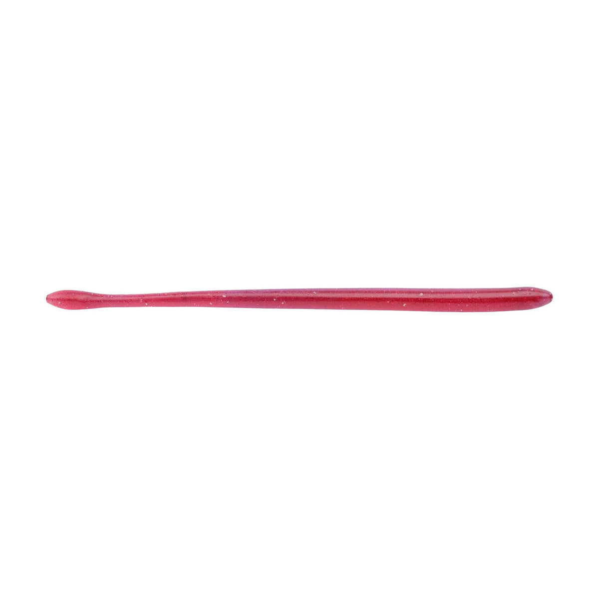 The top of a 6 inch Berkley Lab Series Finesse Worm that is pink.