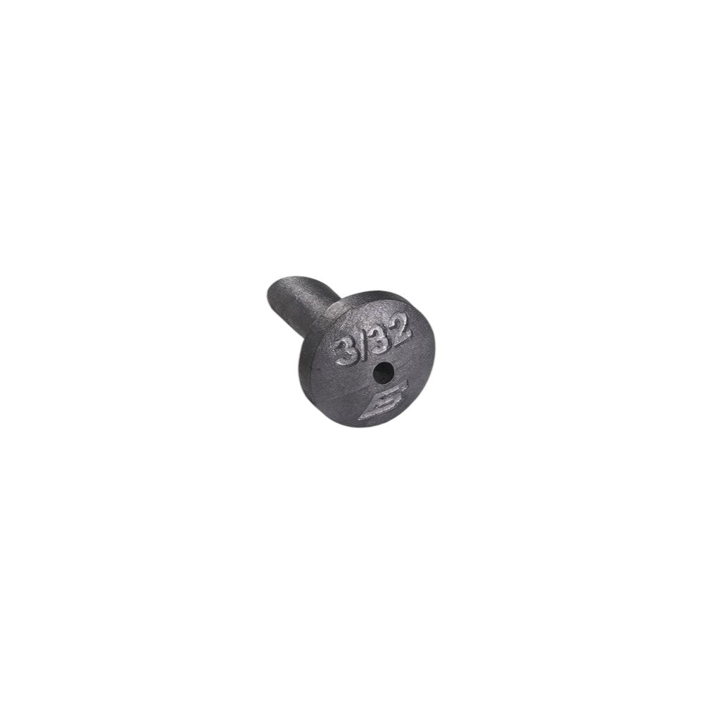 A 3/32 ounce BKK Hooks Urchin Nail Weight.