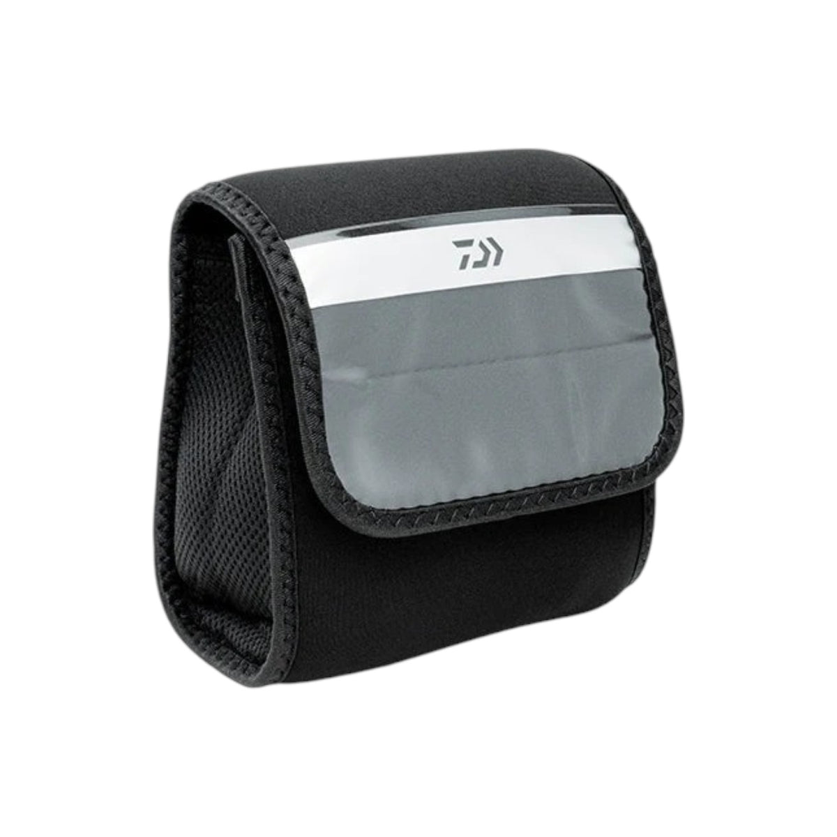A medium Daiwa Neoprene Spinning Reel Cover.