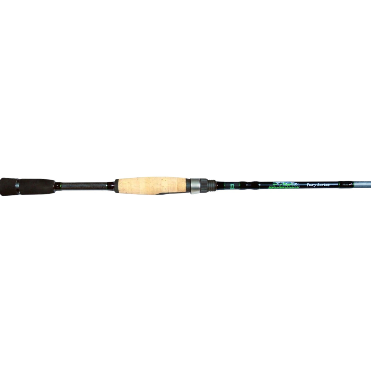 A Dobyns Rods DOB-FR703SF Fury Spinning Rod.