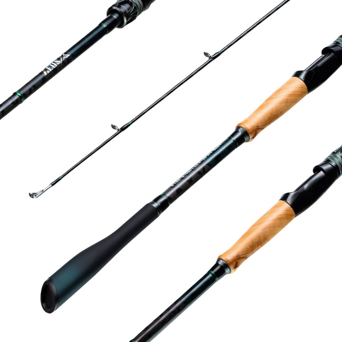 A DreamCatcher ZeusX 7'3" Medium Heavy Spinning Rod.