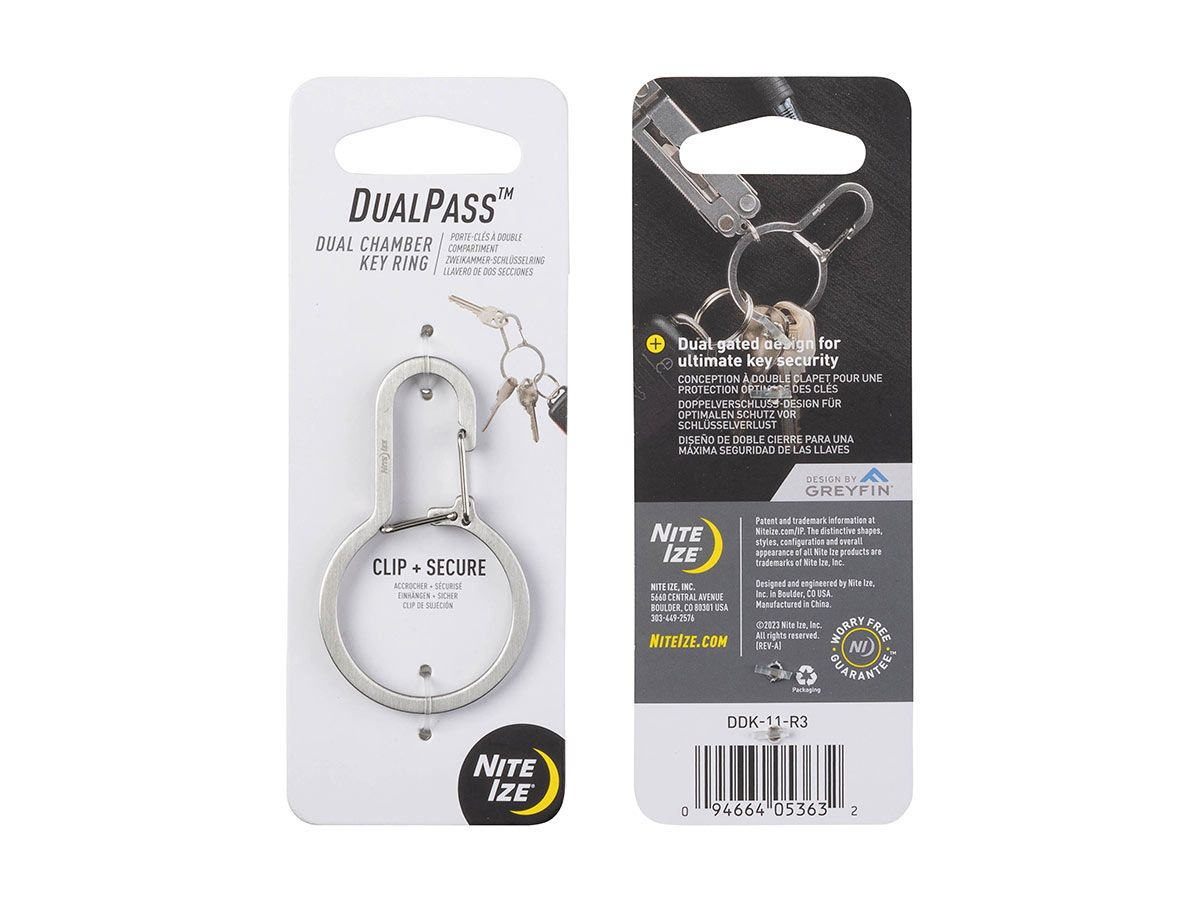Dualpass Dual Chamber Key Ring