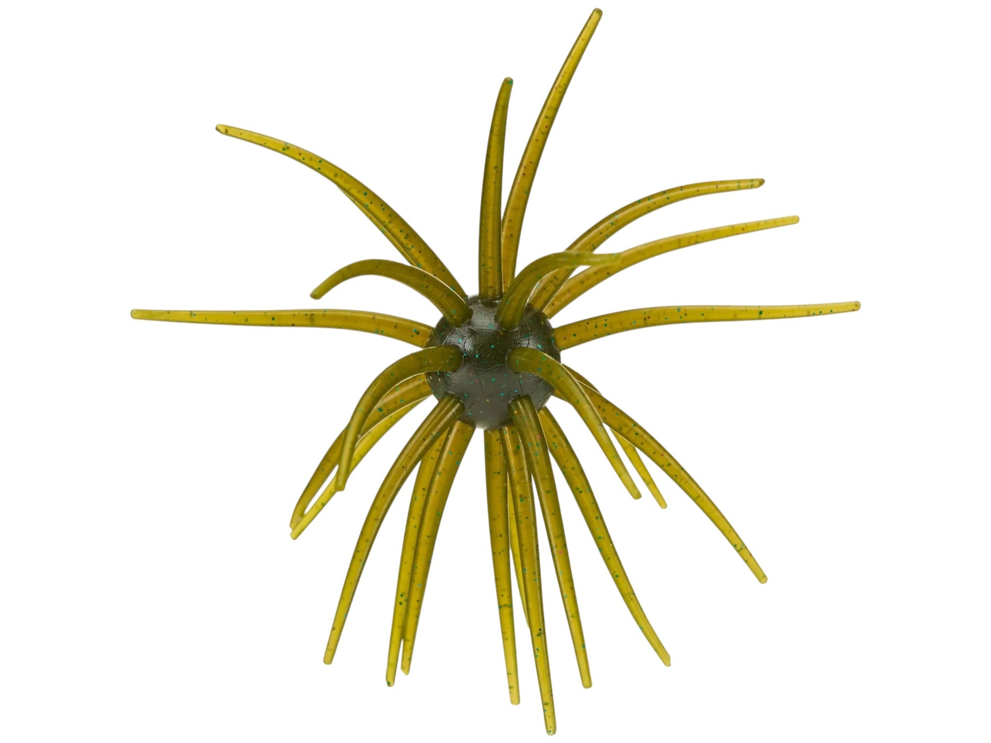 A Hag's Baits Big Tex Prickly Pear Urchin Bait that is green with small green flakes.