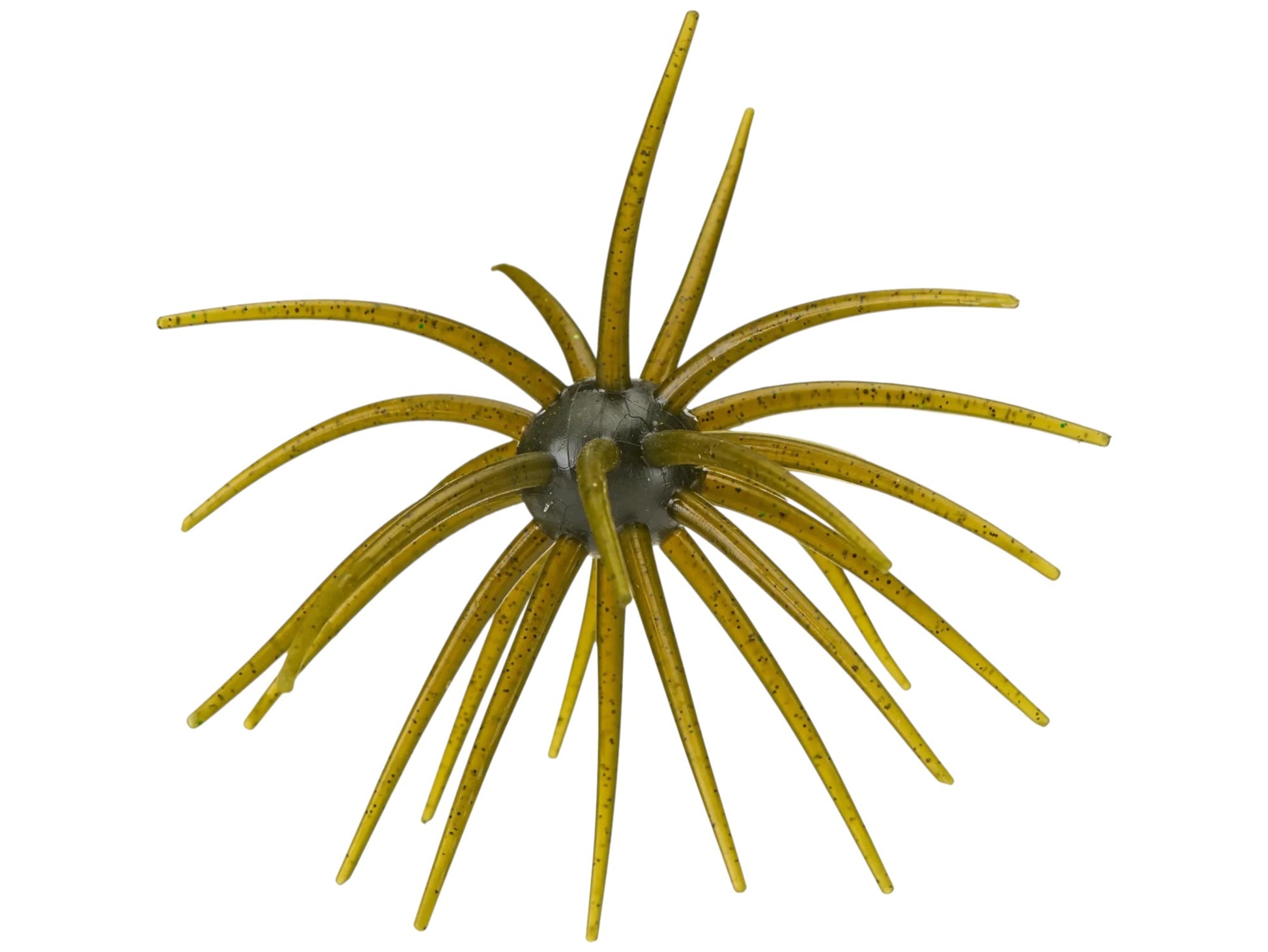 A Hag's Baits Big Tex Prickly Pear Urchin Bait that is green with small black flakes.