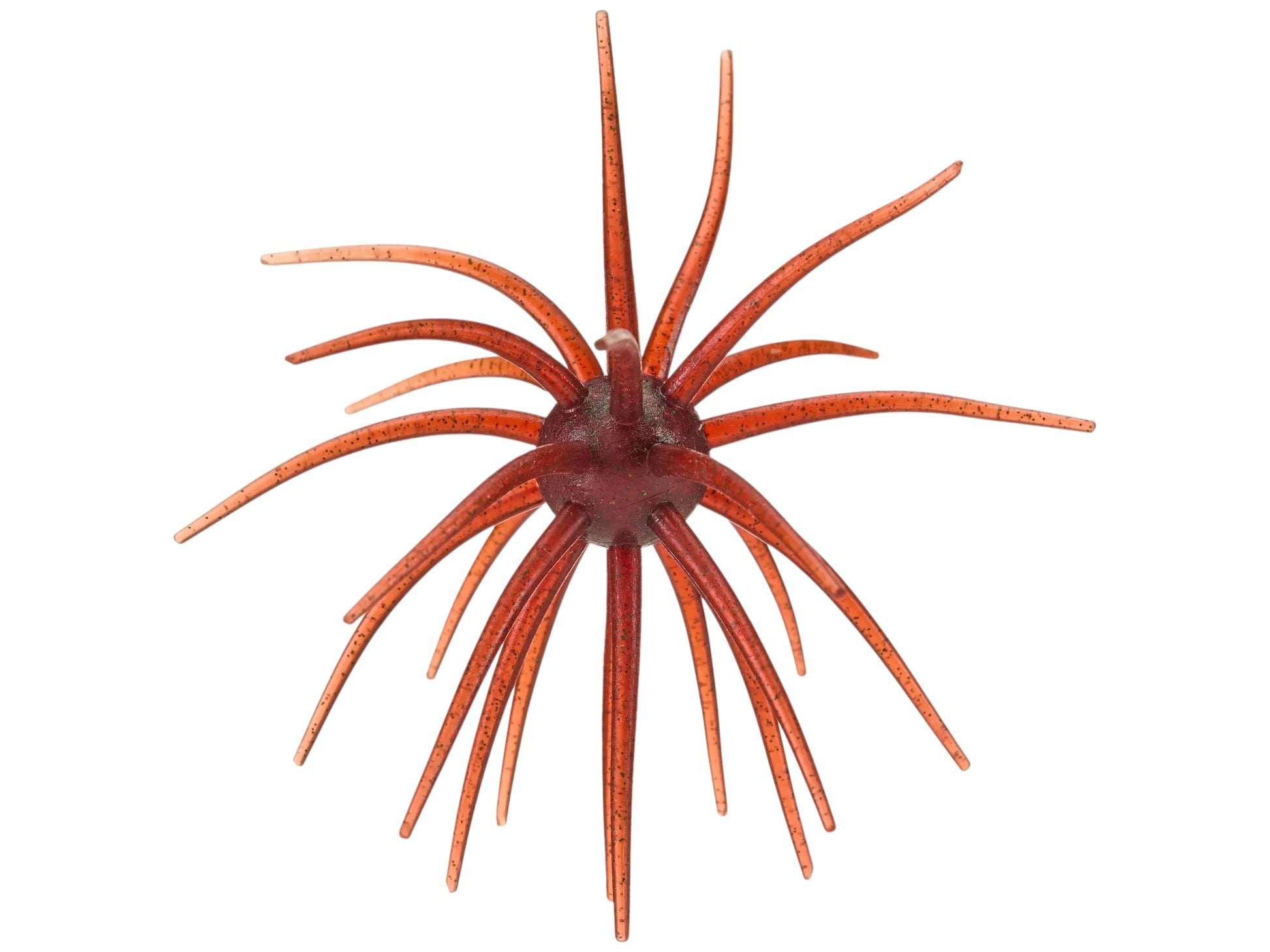 A Hag's Baits Big Tex Prickly Pear Urchin Bait that is red with small black flakes.