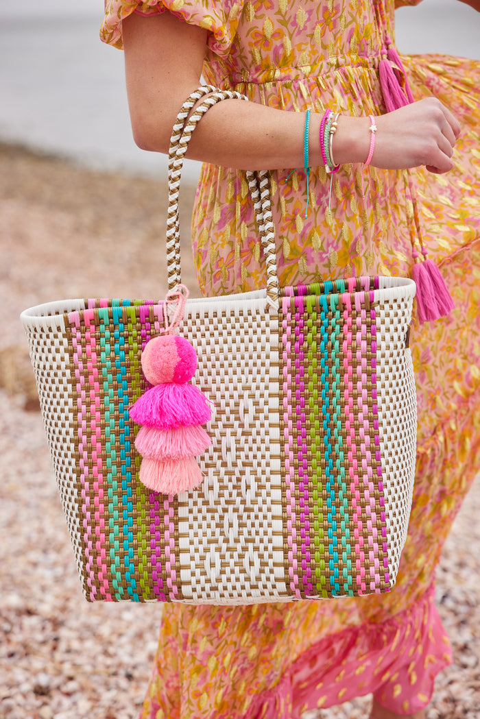 Squeeze De Citron Iris Rain Tote - Thumbnail 3