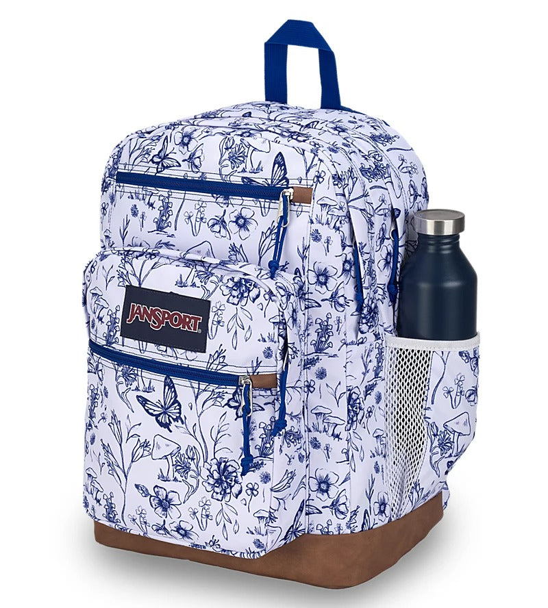 white jansport backpack with blue smoke Superbreak Plus This improved Right Pack is all geared up to go anywhere and everywhere you go JanSport Superbreak Laptop Backpack White