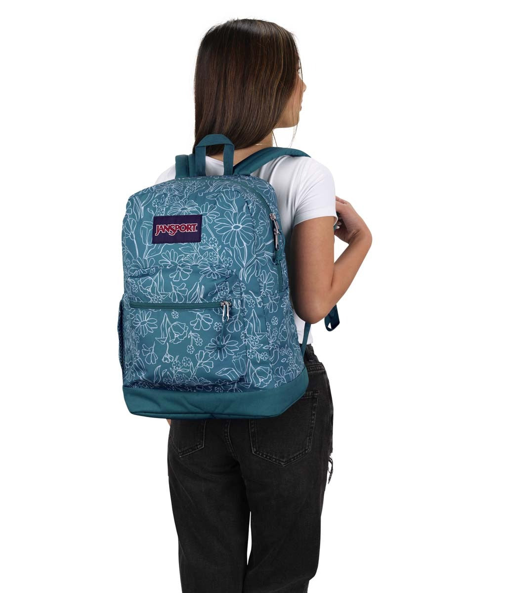 jansport backpacks denim daze Cross Town Plus Backpack