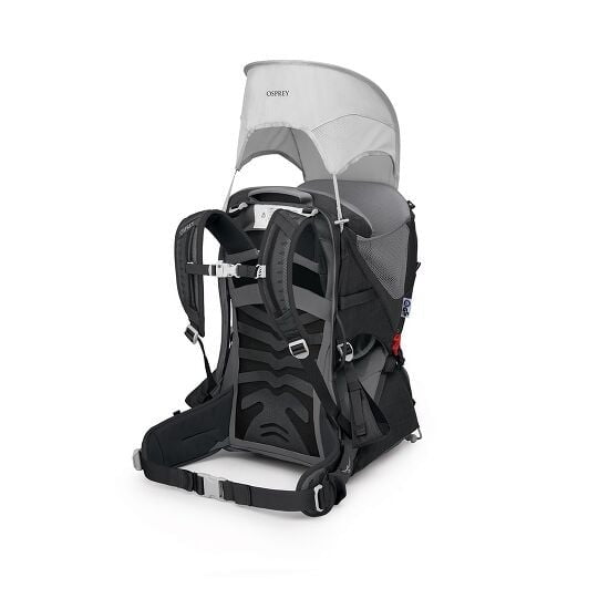 baby hiking backpack target Shoulder Carrier Baby Carrier with Rain Cover Sun Shade for Child Safe Backrest and Toddler Ergonomic Seat Holds 40 Pound for Children Between 6 Months-3 Years Old in kickstand for easy loading and unloading ClevrPlus CC Hiking Child Carrier