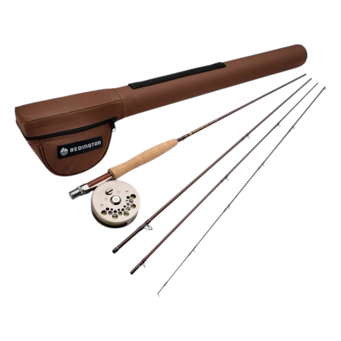 A Redington Classic Trout Kit 376-4 Fly Combo.