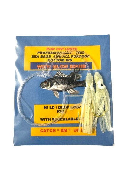 Loop Sea Rig Hi Lo/Drop Loop Sea Bass Squid Rig