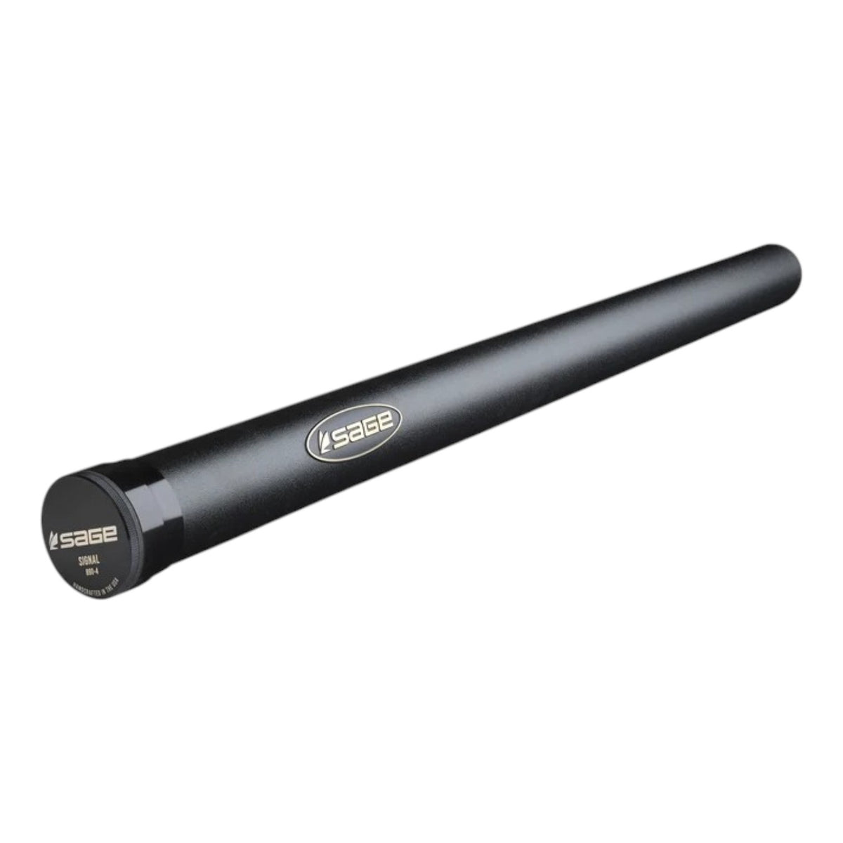 The rod tube for a Sage Signal 1090-4 Fly Rod.