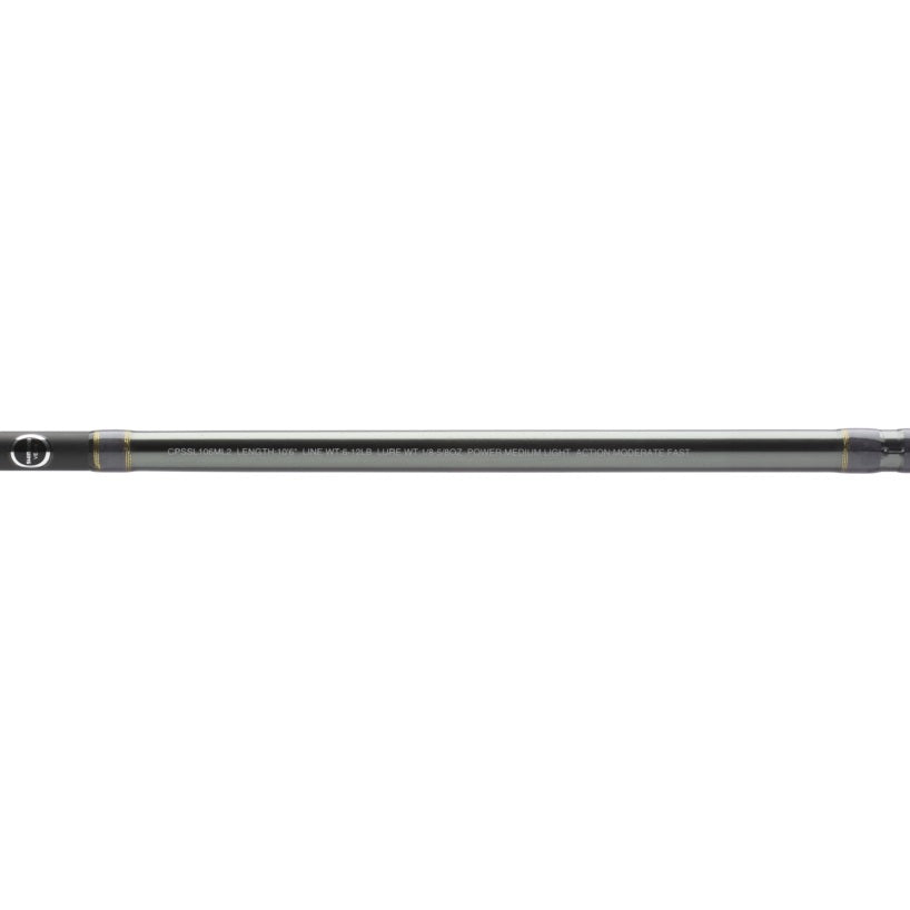 The blank of a Shimano CPSSL106ML2 Compre Float Spinning Rod.